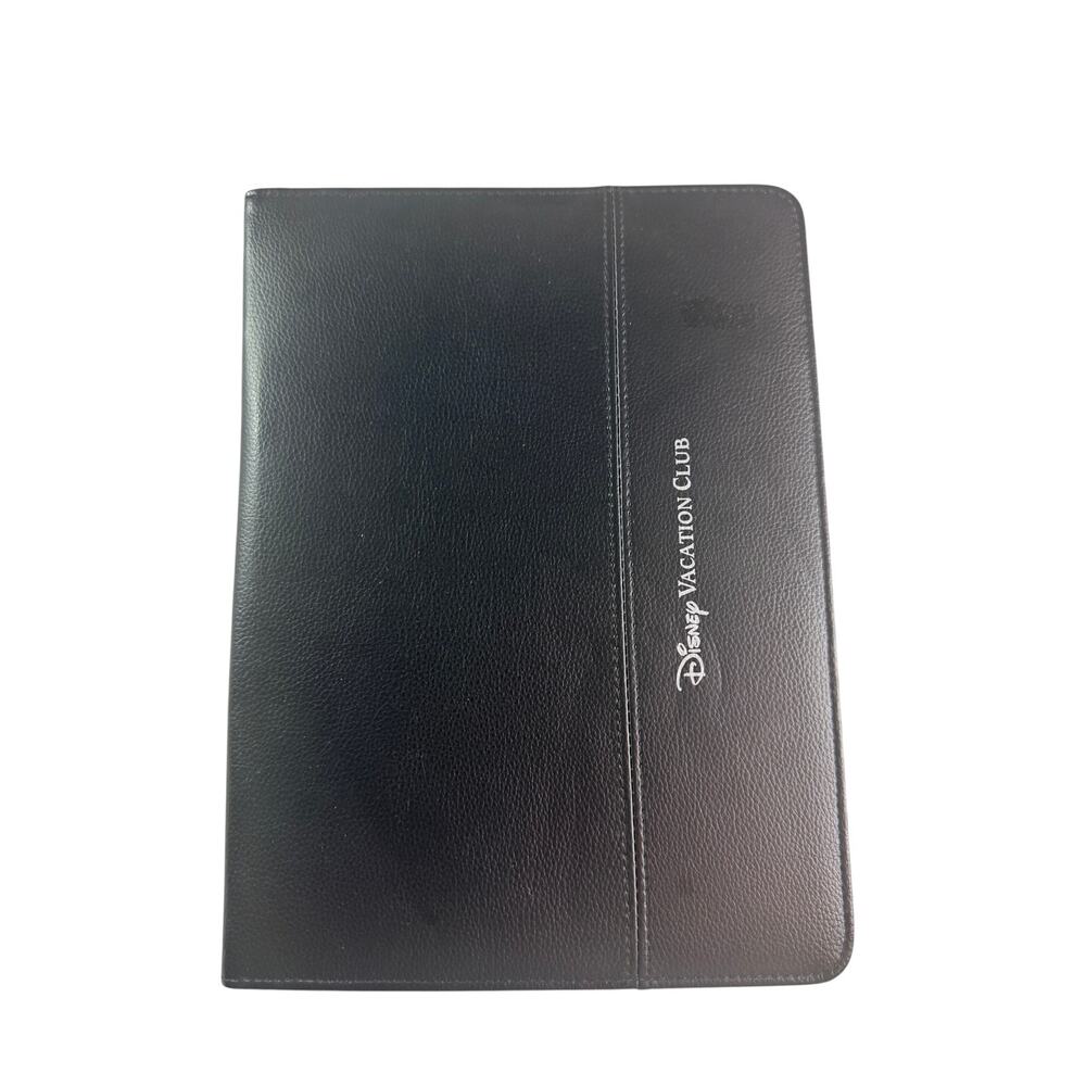 Disney Vacation Club DVC Portfolio Padfolio Mickey Mouse Blue Black Folder